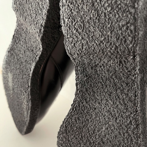 Belle by Sigerson Morrison Leopard and Leather creepers pointy toe flats loafers - Picture 12 of 13